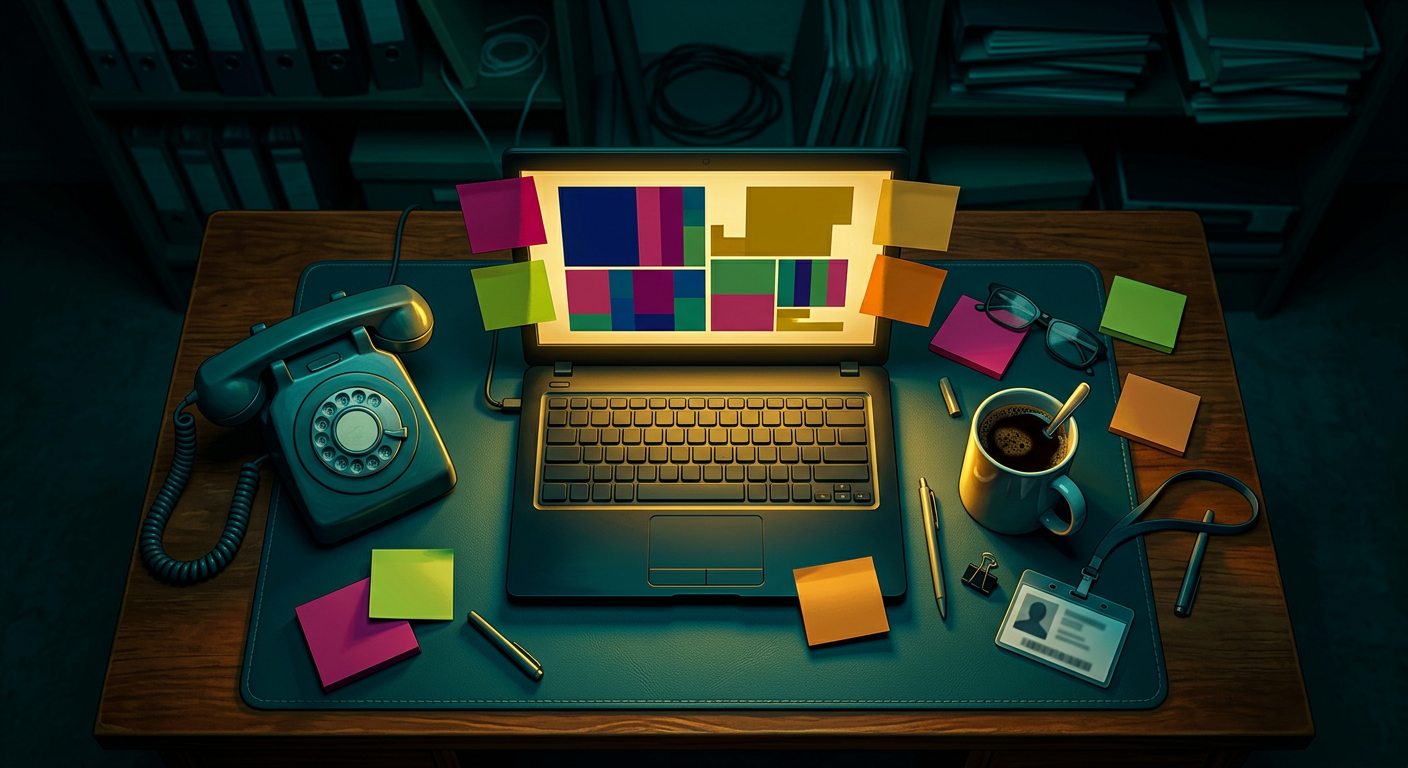 Medical practice dashboard showing automated patient flow with golden routing paths between scheduling intake and billing