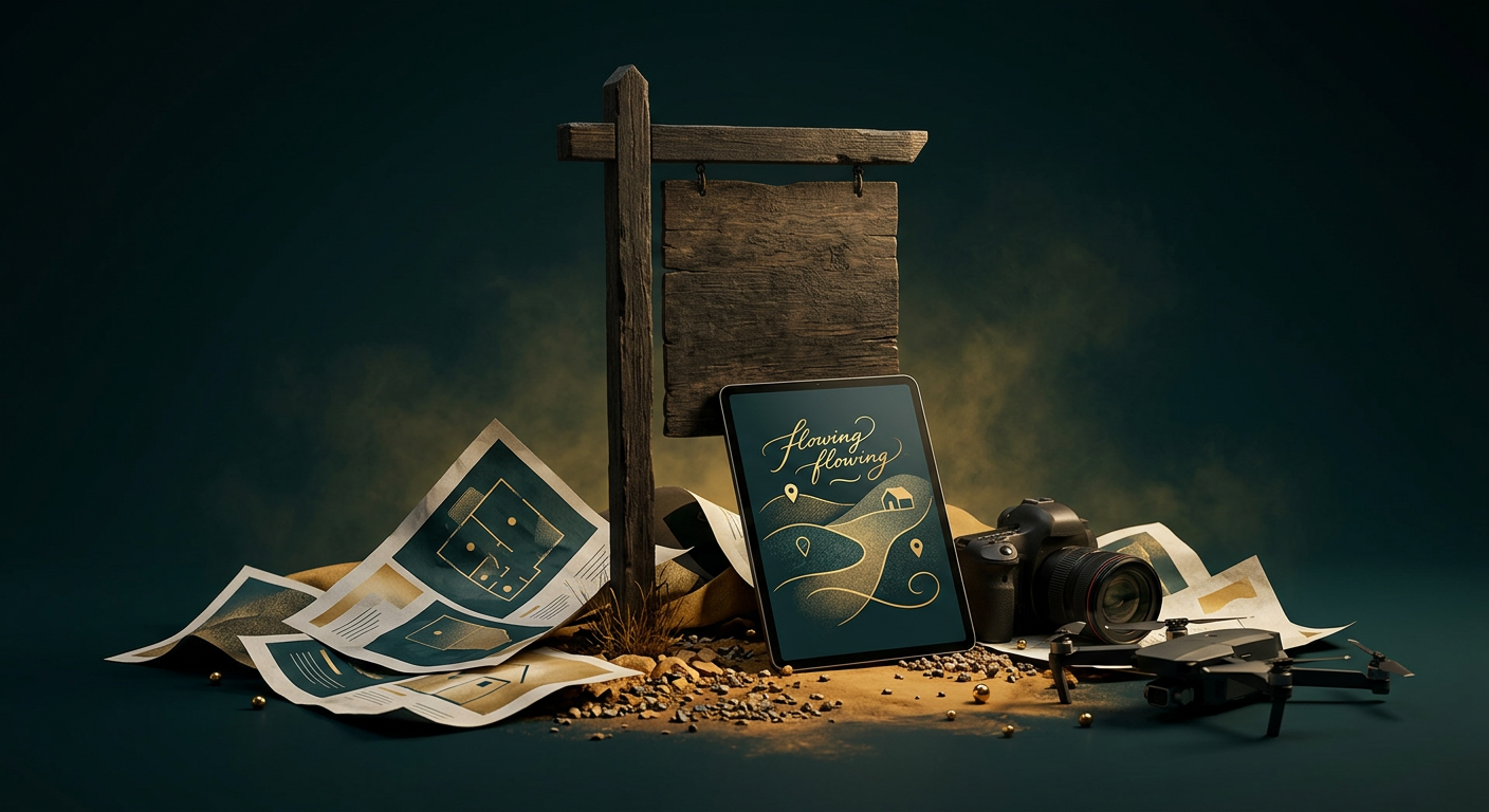 AI generating property listing descriptions and social media content