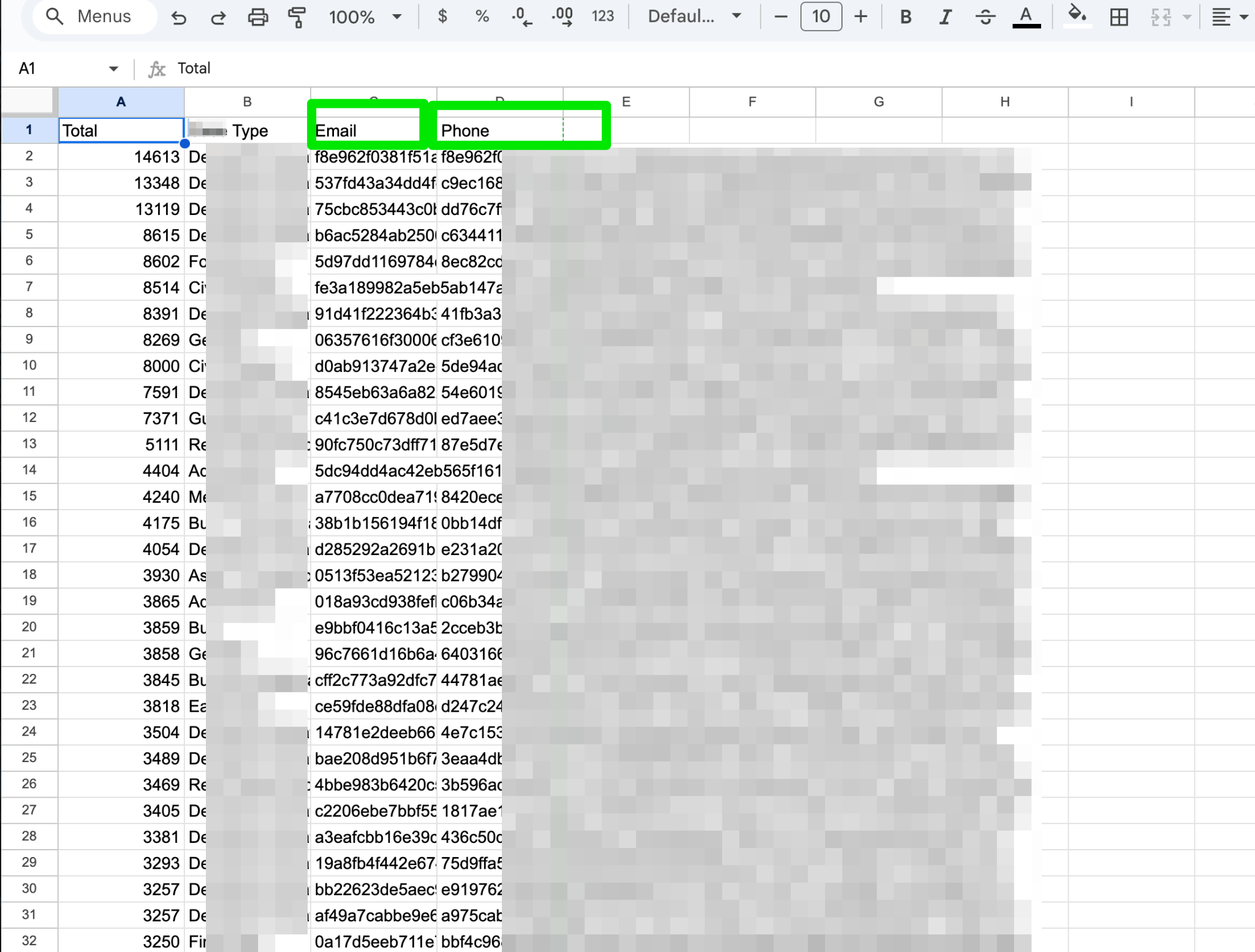 How to Use SHA-256 Hashing in Google Sheets for Secure Conversion Uploads to Google Ads 1 Sample Data Setup in Google Sheets